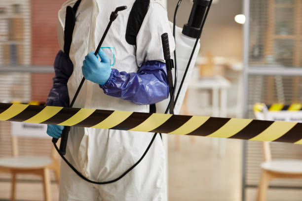 Professional Biohazard Cleanup technician working in Franklin, TX